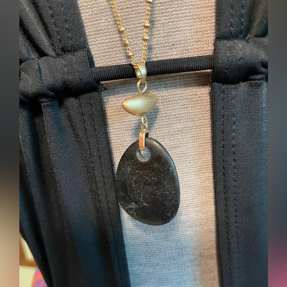 Satellite Chain Stone Necklace